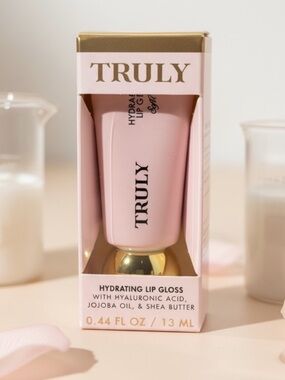 Truly Soft Serve Lip Gloss Rosy Pink 13ml Full Size Hyaluronic Acid NEW $29